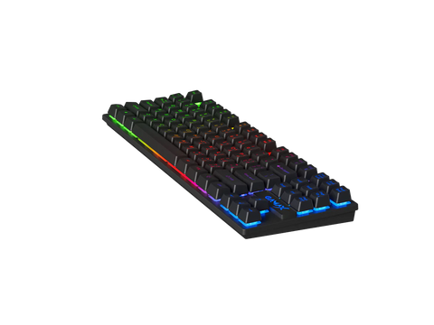 Gamax GM-645, 4-in-1 Wired PC Accessory Set with Arabic Keyboard – Black