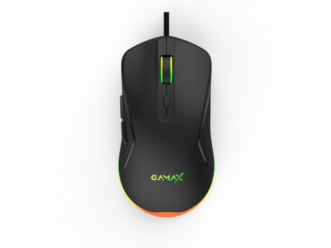 Gamax GM-645, 4-in-1 Wired PC Accessory Set with Arabic Keyboard – Black