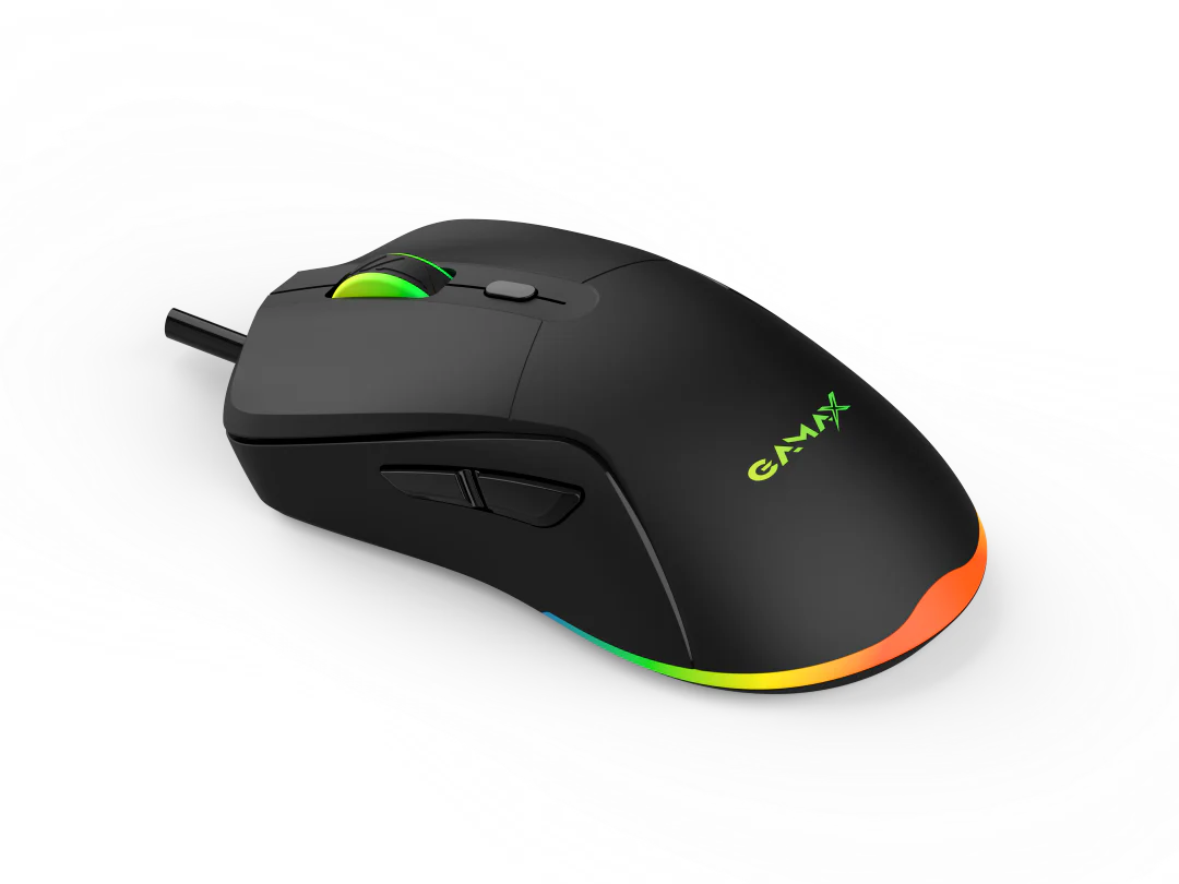 Gamax GM-645, 4-in-1 Wired PC Accessory Set with Arabic Keyboard – Black