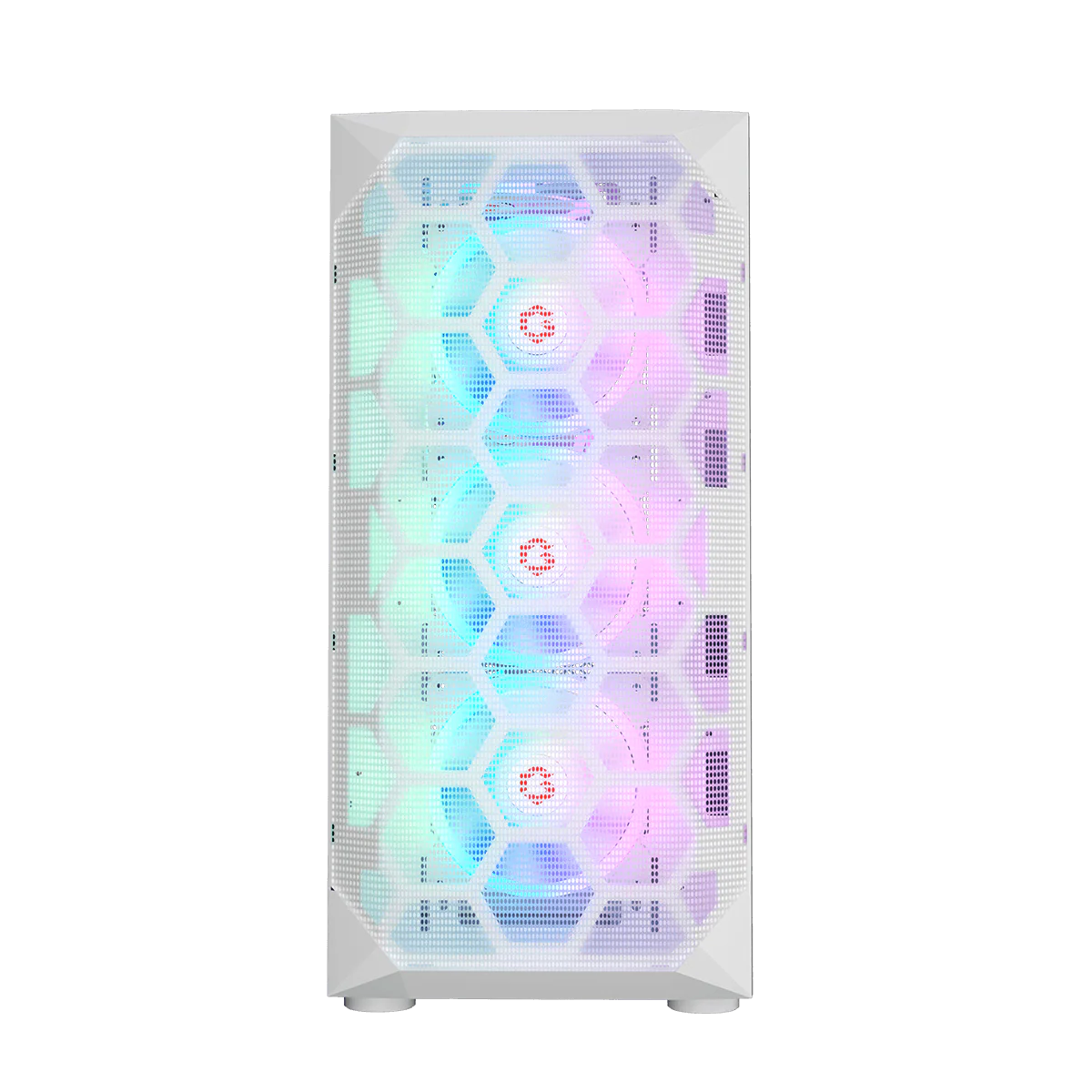 GAMEON Emperor Arctic I Series Mid Tower Gaming Case - White