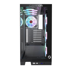 حقيبة ألعاب GAMEON Emperor Midnight IV Series Mid Tower - أسود