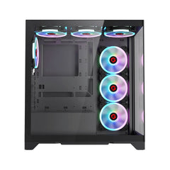 حقيبة ألعاب GAMEON Emperor Midnight IV Series Mid Tower - أسود