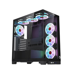 حقيبة ألعاب GAMEON Emperor Midnight IV Series Mid Tower - أسود