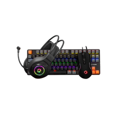 مجموعة الألعاب GAMEON VIPER XI الكل في واحد (لوحة مفاتيح ميكانيكية، سماعة رأس، ماوس ولوحة ماوس)