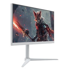 شاشة ألعاب GAMEON GOAP24FHD380IPS Artic Pro Series مقاس 24 بوصة FHD، 380 هرتز، MPRT 0.5 مللي ثانية، HDMI 2.1، شاشة IPS سريعة - بيضاء