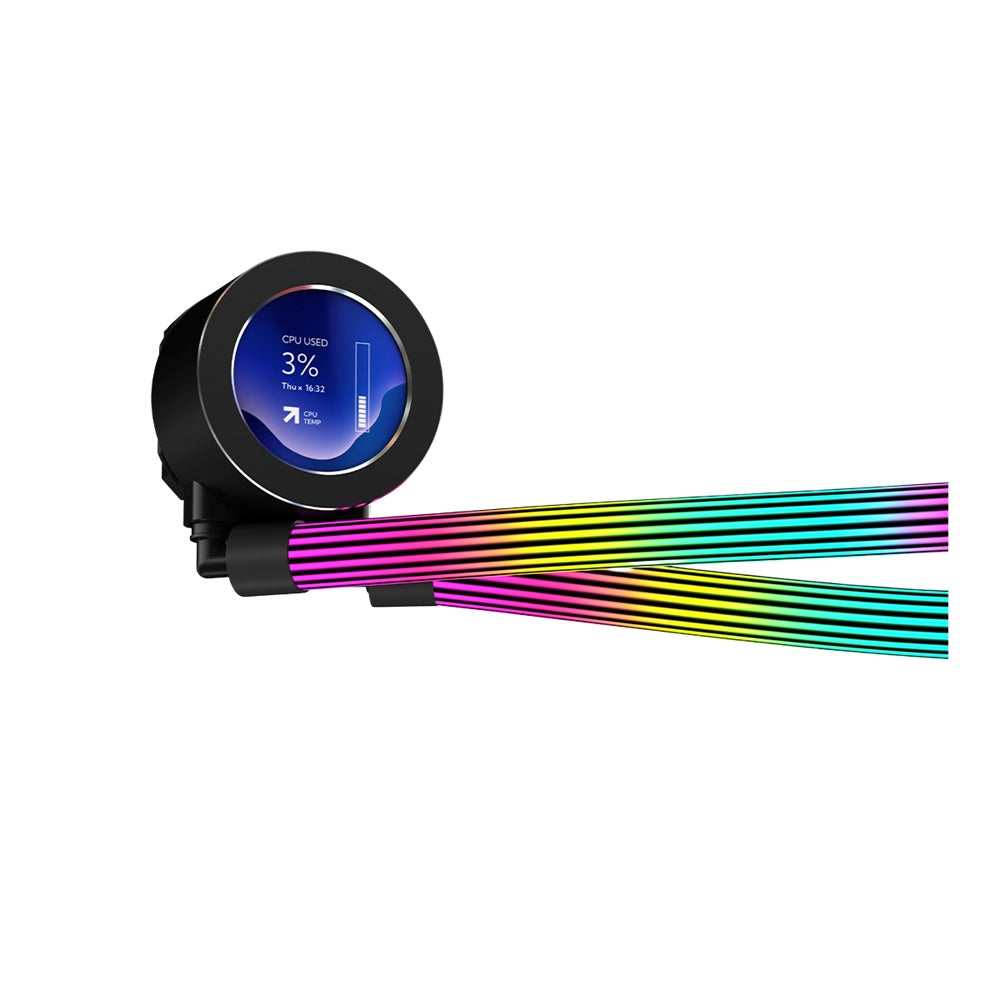 GAMEON KRAKEN N360 360mm LCD Display Liquid CPU Cooler With ARGB Tube - Black