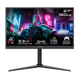 GAMEON GOM27QHD180IPS, Midnight Pro Series 27" QHD, Gaming Monitor - Black