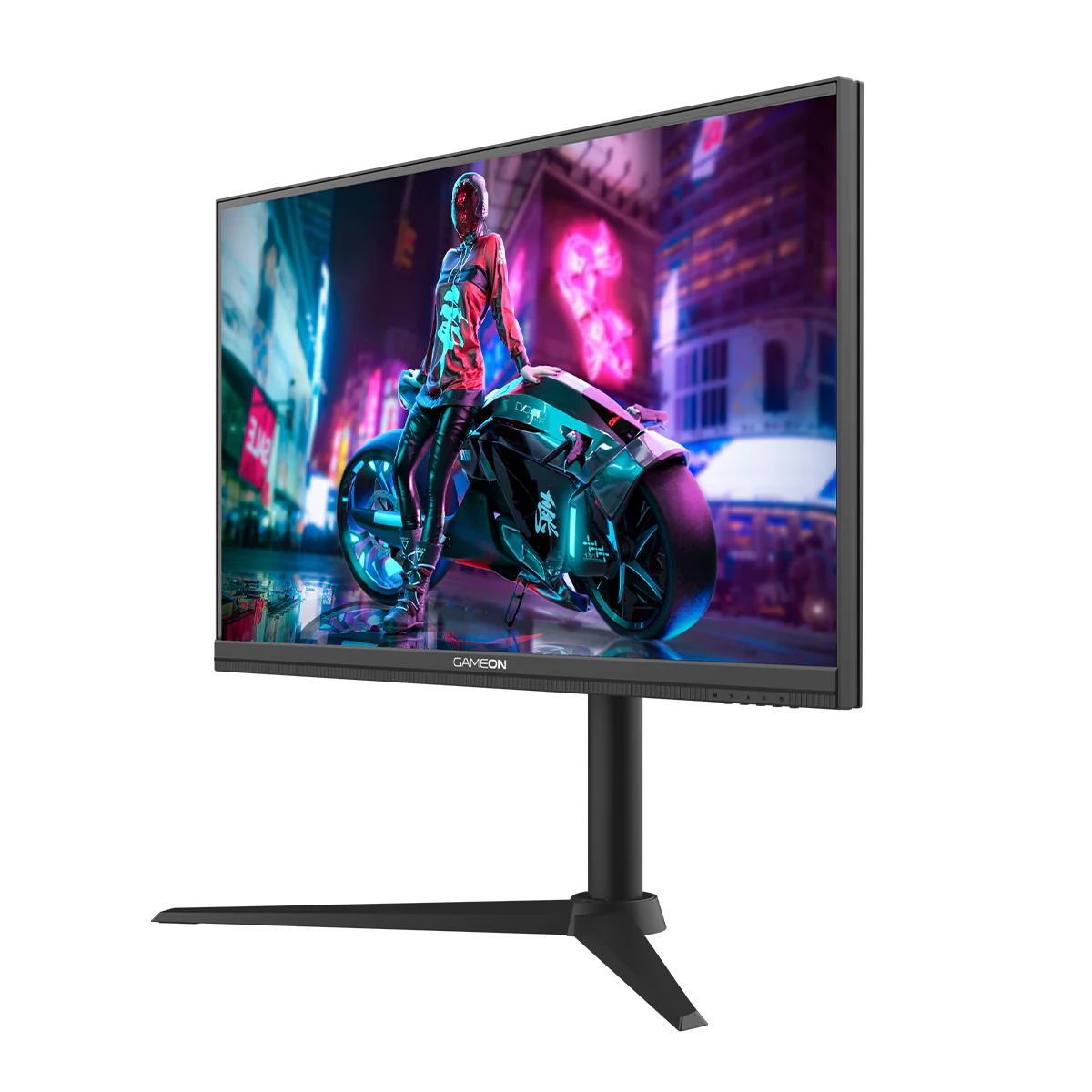 شاشة ألعاب GAMEON GOM27QHD180IPS Midnight Pro Series مقاس 27 بوصة QHD، 180 هرتز، MPRT 0.3 مللي ثانية، شاشة IPS سريعة - أسود
