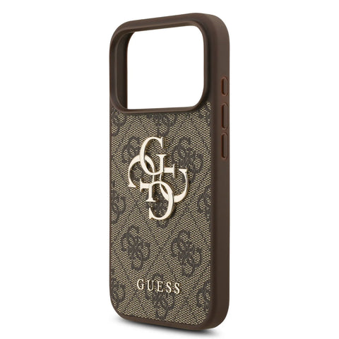 Guess, Magsafe PU Leather Case With Big 4G & Classic Logo, iphone 17 Pro