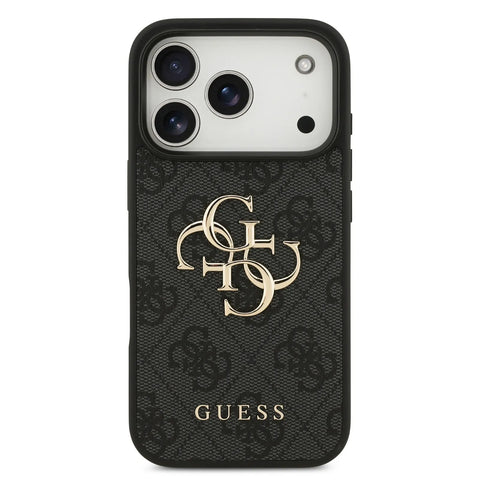 Guess, Magsafe PU Leather Case With Big 4G & Classic Logo, iphone 17 Pro