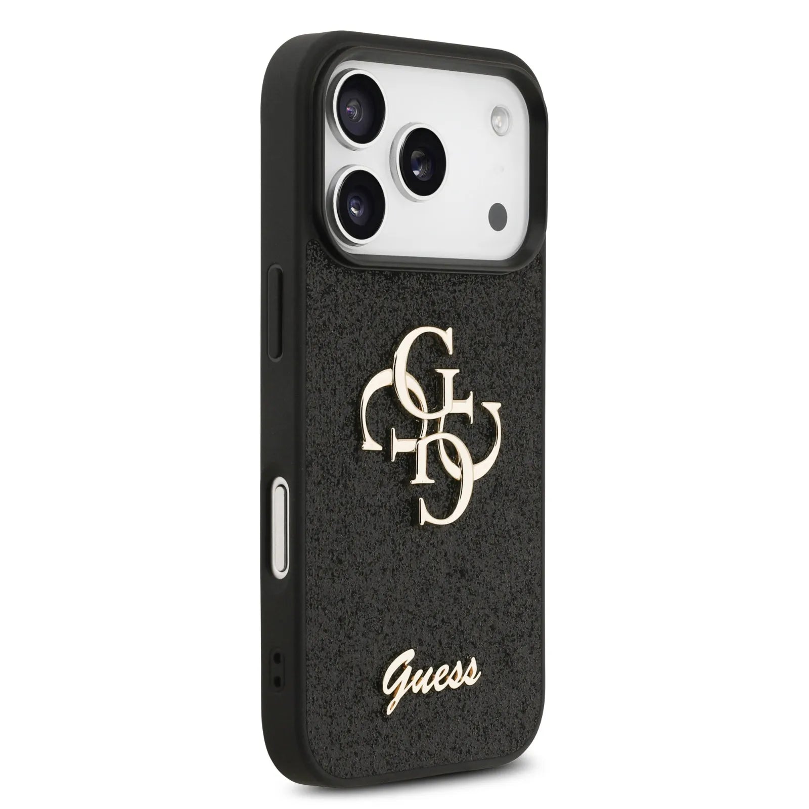 Guess, PU Glitter Case With Big 4G Metal Logo, iphone 17 Pro