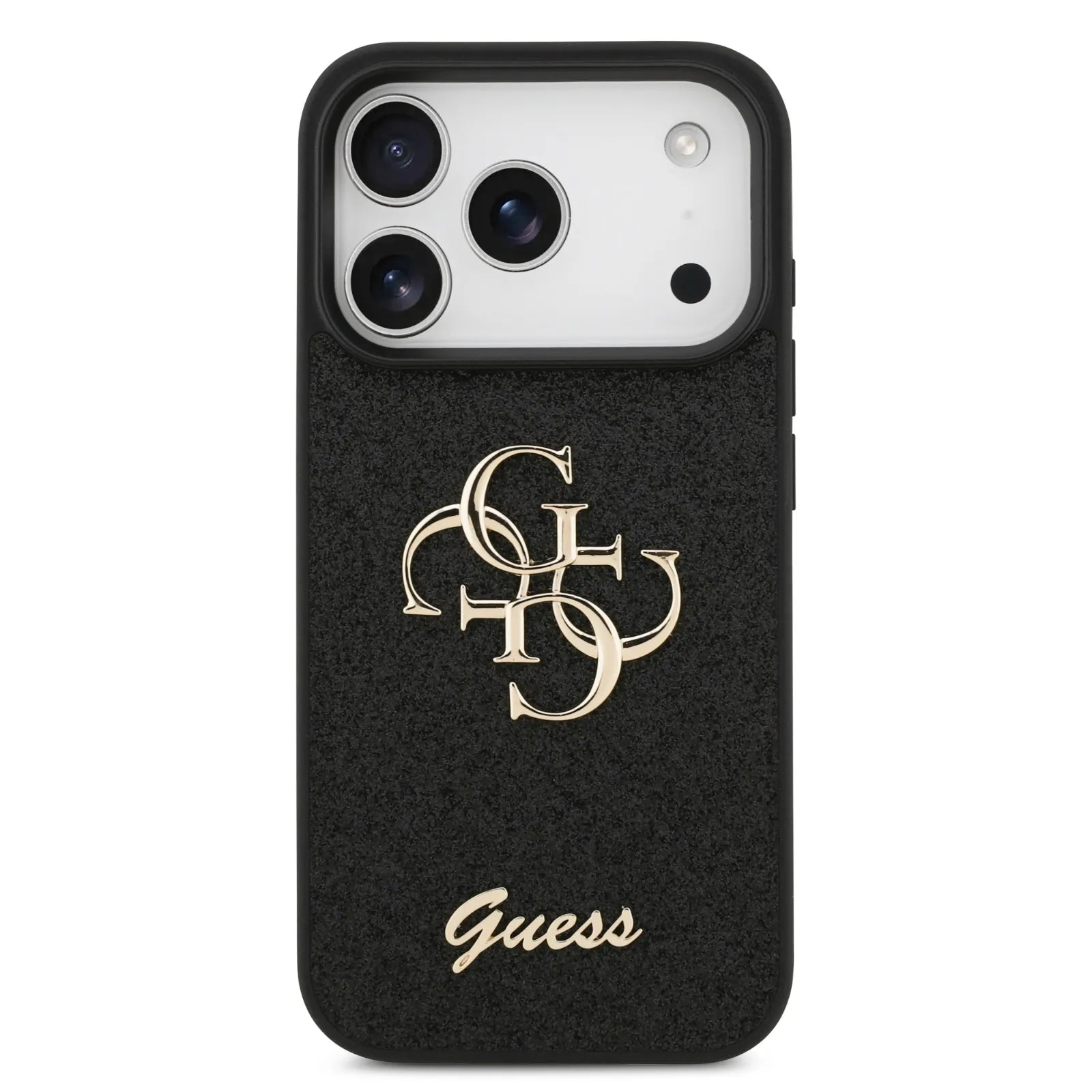 Guess, PU Glitter Case With Big 4G Metal Logo, iphone 17 Pro