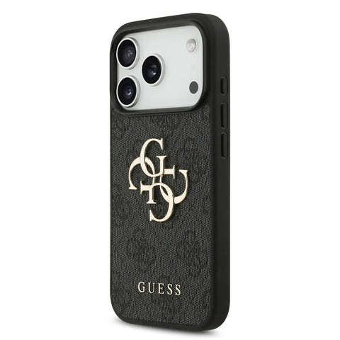 Guess, 4G PU Leather Case with Big 4G & Classic Logo with Wrist Strap, iPhone 17 Pro