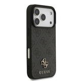 Guess, MagSafe 4G PU Leather Case with Small 4G & Classic Metal Logo, iPhone 17 Pro