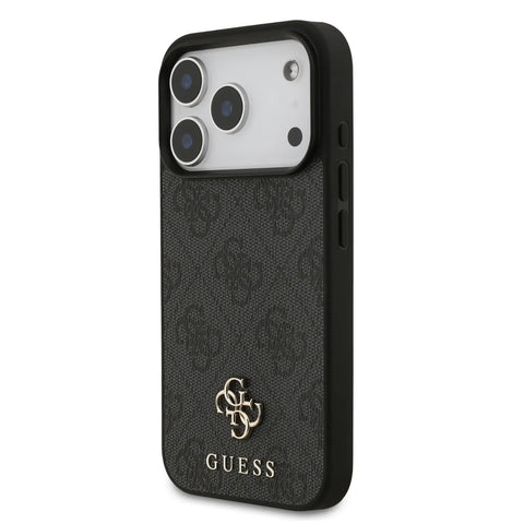 Guess, MagSafe 4G PU Leather Case with Small 4G & Classic Metal Logo, iPhone 17 Pro