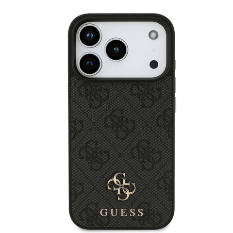 Guess, MagSafe 4G PU Leather Case with Small 4G & Classic Metal Logo, iPhone 17 Pro