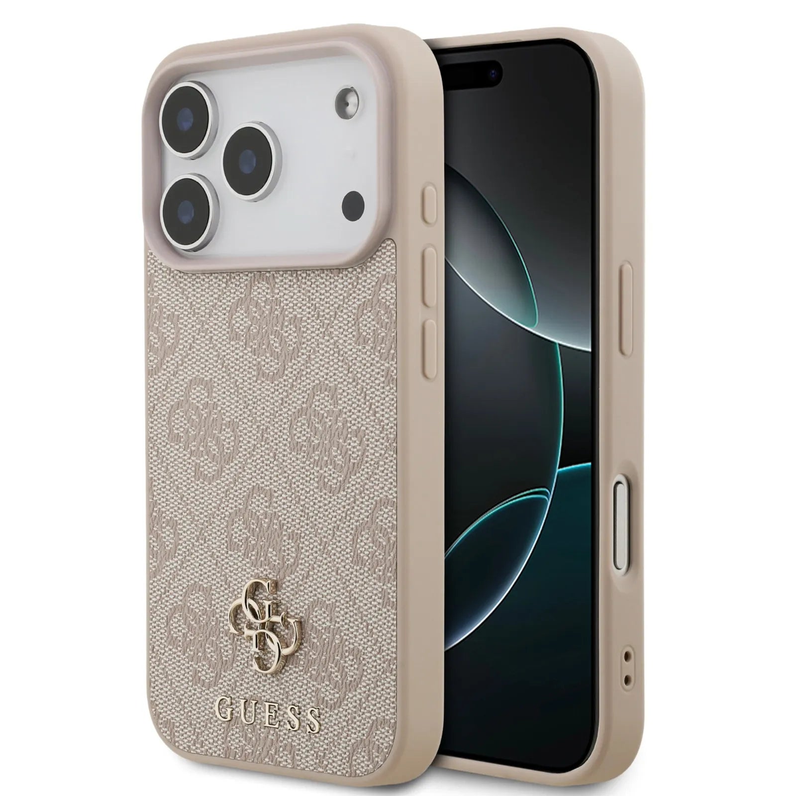 Guess, MagSafe 4G PU Leather Case with Small 4G & Classic Metal Logo, iPhone 17 Pro