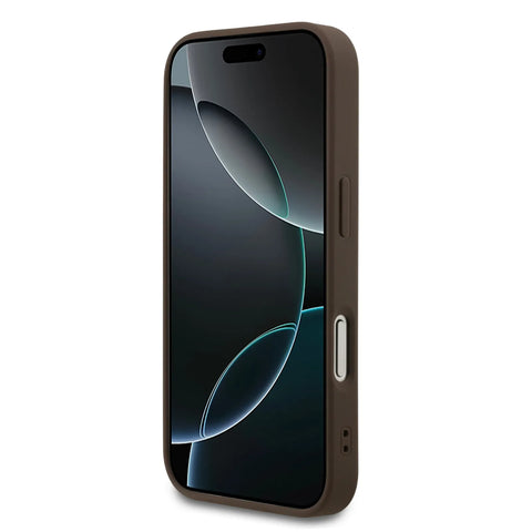 Guess, MagSafe 4G PU Leather Case with Small 4G & Classic Metal Logo, iPhone 17 Pro