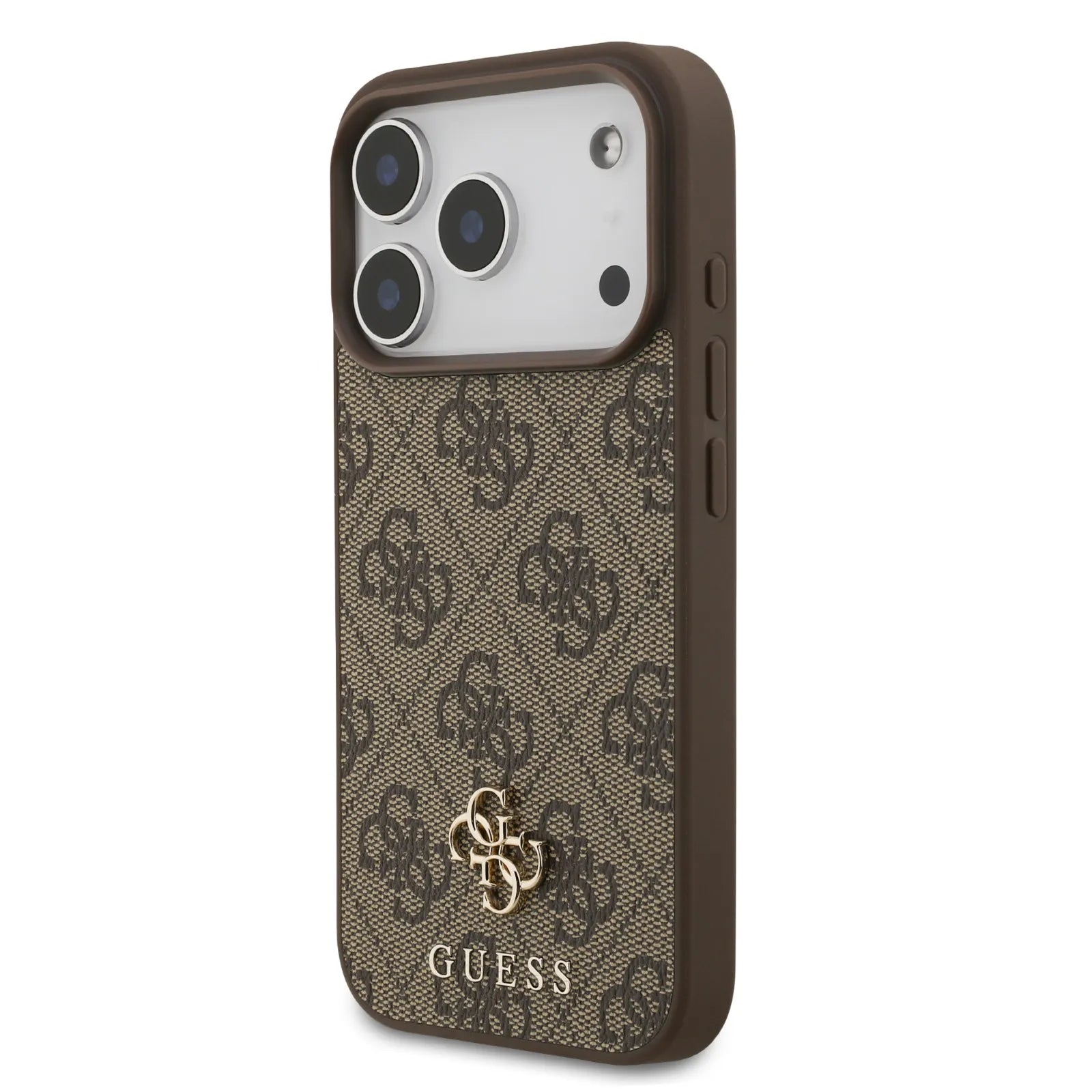 Guess, MagSafe 4G PU Leather Case with Small 4G & Classic Metal Logo, iPhone 17 Pro