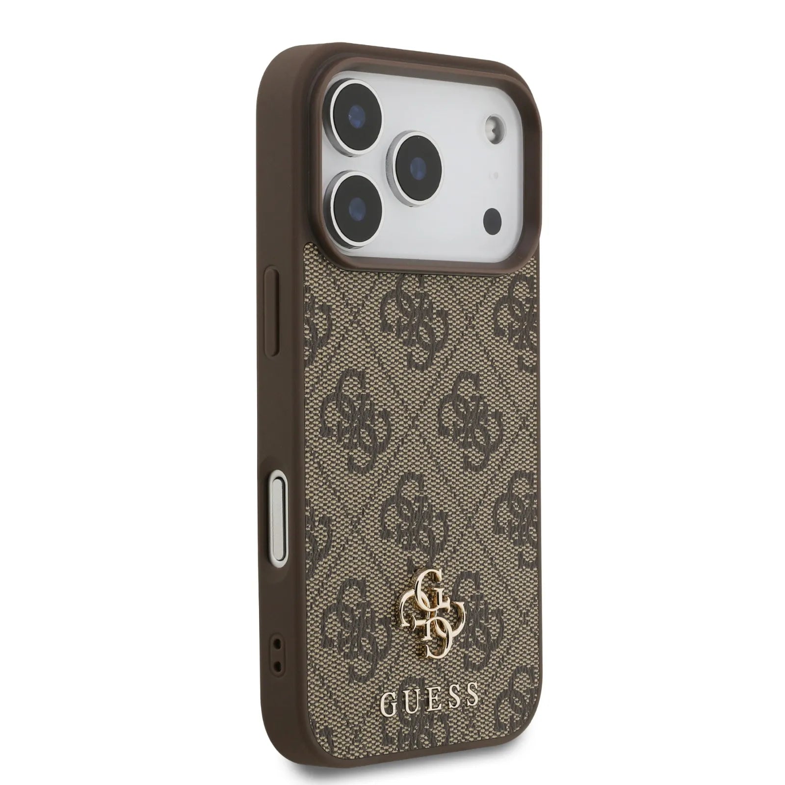 Guess, MagSafe 4G PU Leather Case with Small 4G & Classic Metal Logo, iPhone 17 Pro
