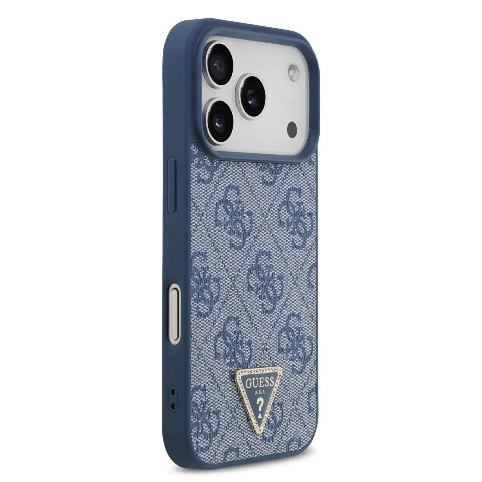Guess, MagSafe 4G PU Leather Case with Triangle Logo, iPhone 17 Pro