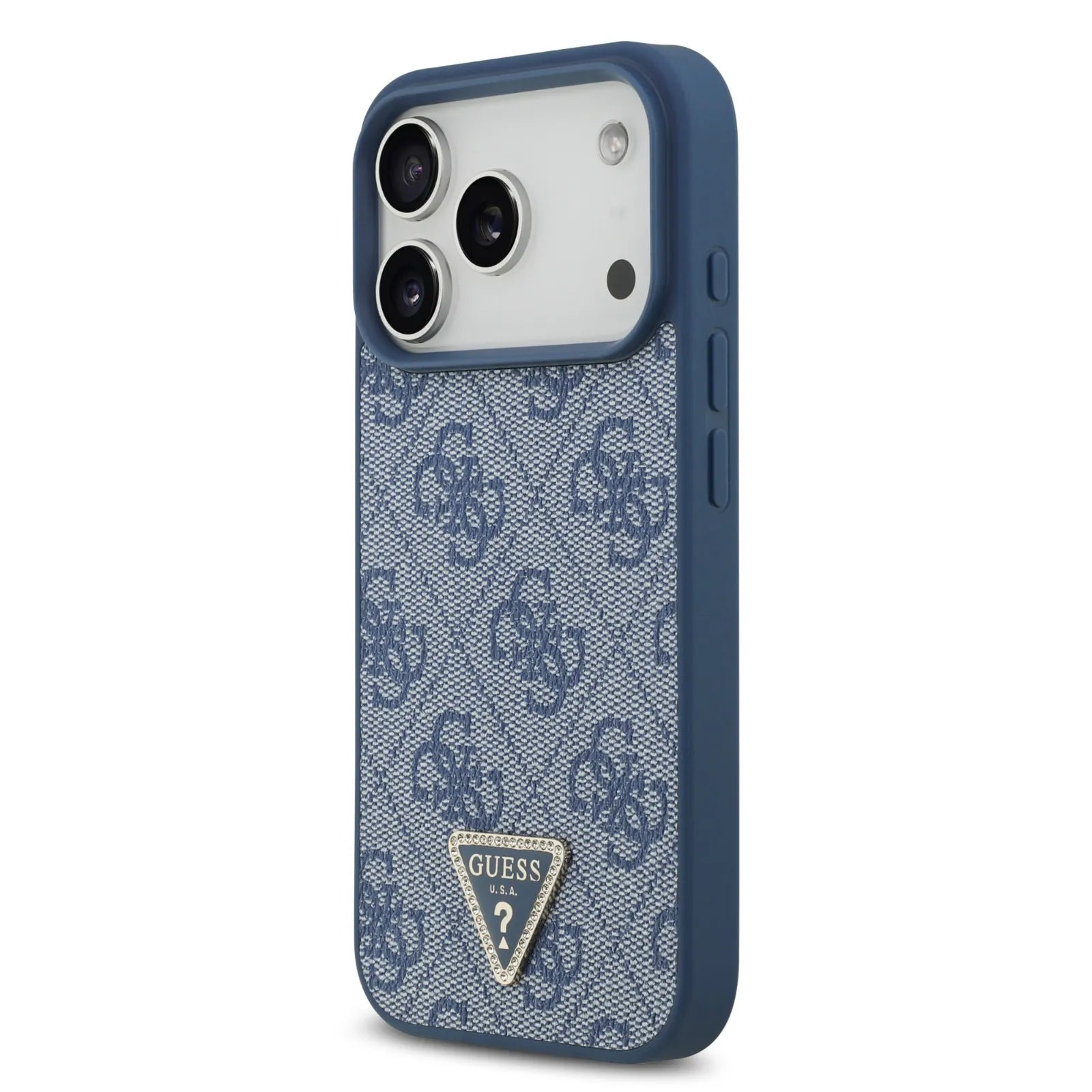 Guess, MagSafe 4G PU Leather Case with Triangle Logo, iPhone 17 Pro