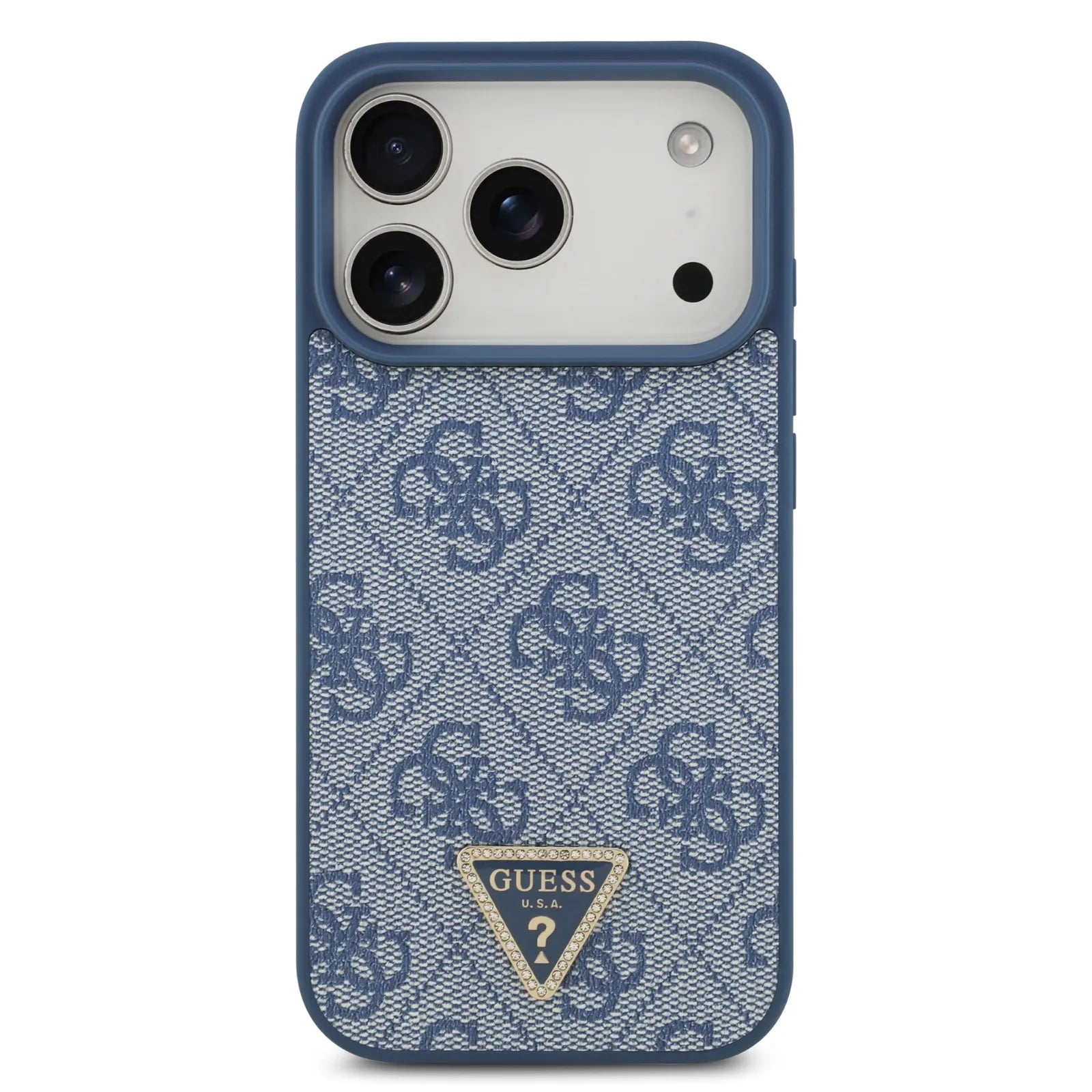Guess, MagSafe 4G PU Leather Case with Triangle Logo, iPhone 17 Pro