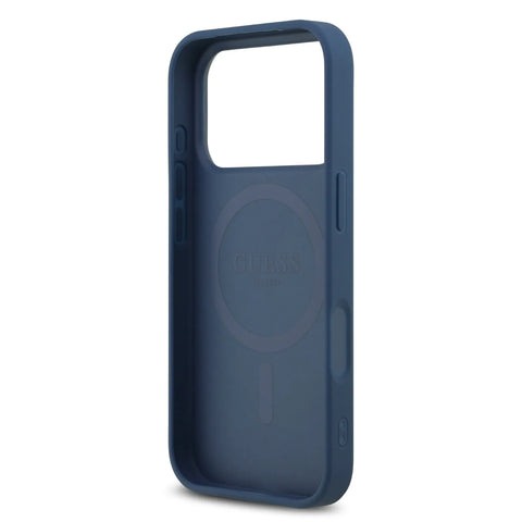 Guess, MagSafe 4G PU Leather Case with Triangle Logo, iPhone 17 Pro