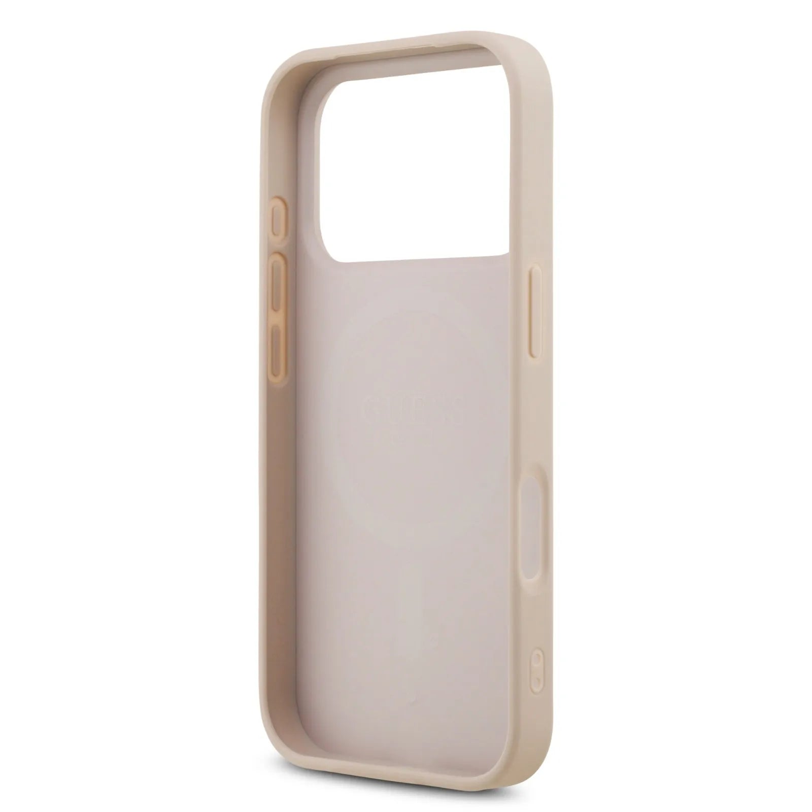 Guess, MagSafe 4G PU Leather Case with Triangle Logo, iPhone 17 Pro