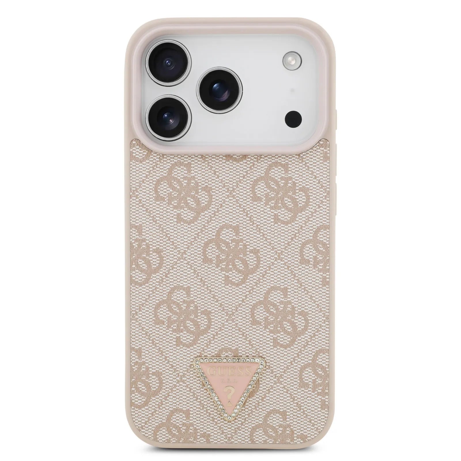 Guess, MagSafe 4G PU Leather Case with Triangle Logo, iPhone 17 Pro