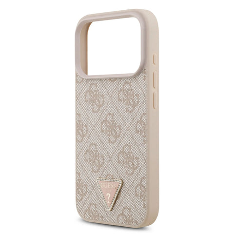 Guess, MagSafe 4G PU Leather Case with Triangle Logo, iPhone 17 Pro