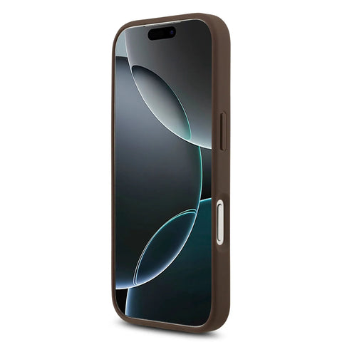 Guess, MagSafe 4G PU Leather Case with Small 4G Logo & Lanyard, iPhone 17 Pro