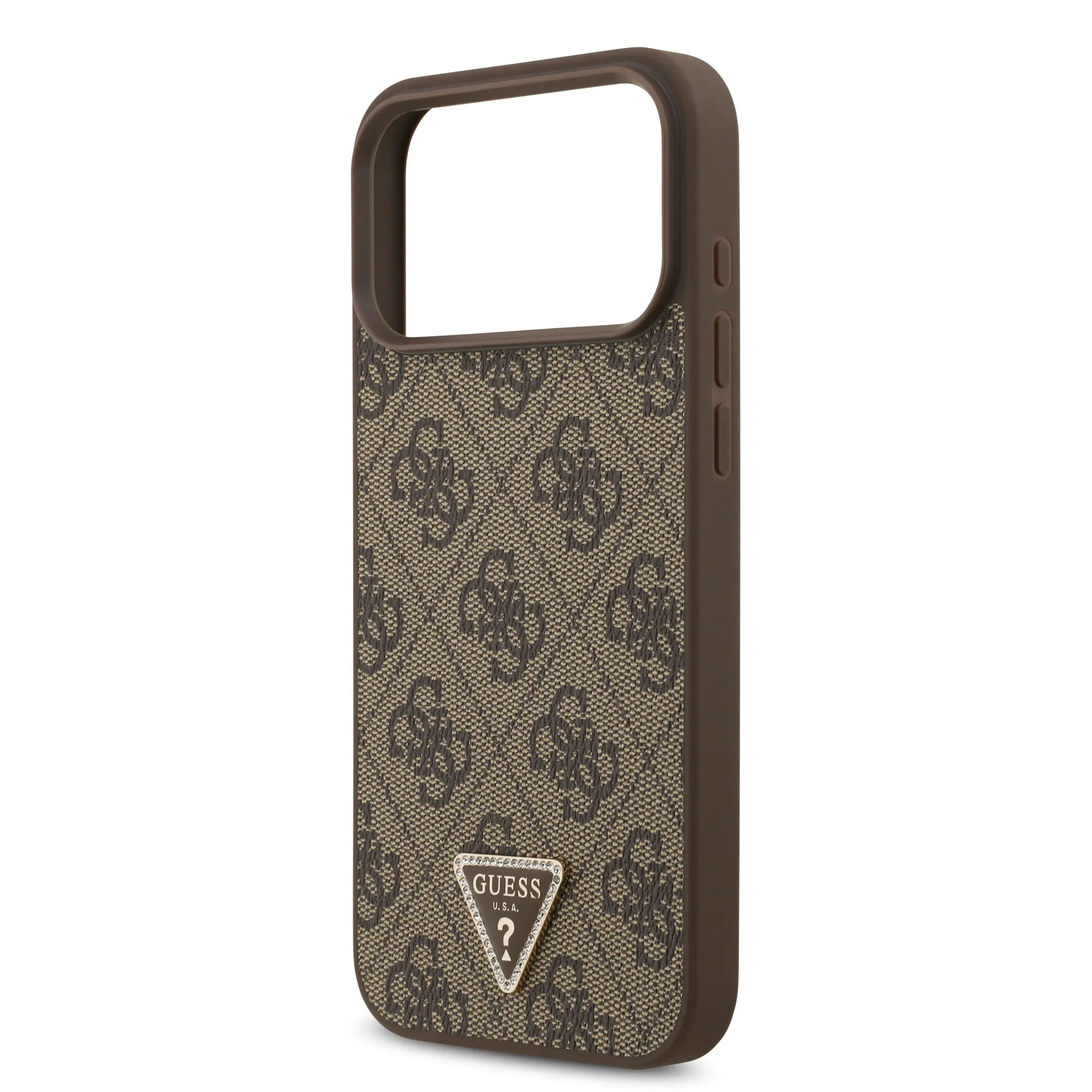 Guess, MagSafe 4G PU Leather Case with Triangle Logo, iPhone 17 Pro Max