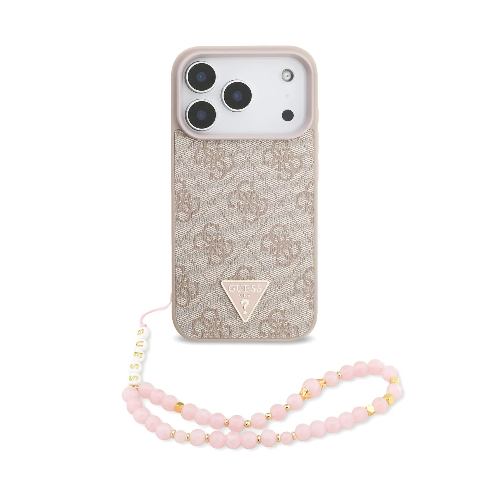 Guess, MagSafe 4G PU Leather Case With Small 4G Logo & Lanyard, iphone 17 Pro Max
