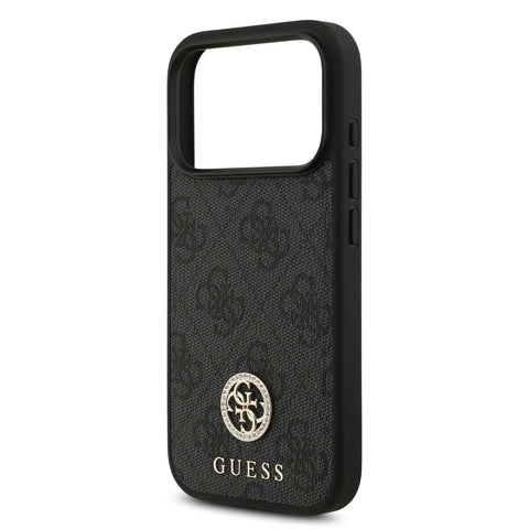 Guess, MagSafe 4G PU Leather Case with Classic & Strass Logo, iPhone 17 Pro