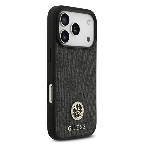 Guess, MagSafe 4G PU Leather Case with Classic & Strass Logo, iPhone 17 Pro