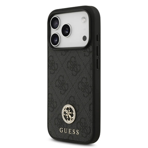 Guess, MagSafe 4G PU Leather Case with Classic & Strass Logo, iPhone 17 Pro