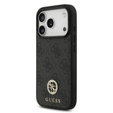 Guess, MagSafe 4G PU Leather Case with Classic & Strass Logo, iPhone 17 Pro