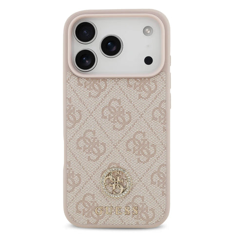 Guess, MagSafe 4G PU Leather Case with Classic & Strass Logo, iPhone 17 Pro