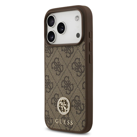 Guess, MagSafe 4G PU Leather Case with Classic & Strass Logo, iPhone 17 Pro