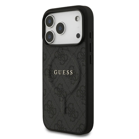 Guess, MagSafe 4G PU Leather Case with Classic Logo, iPhone 17 Pro