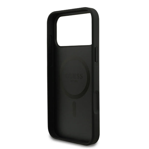 Guess, MagSafe PU Saffiano Leather Case with Classic Logo, iPhone 17 Pro
