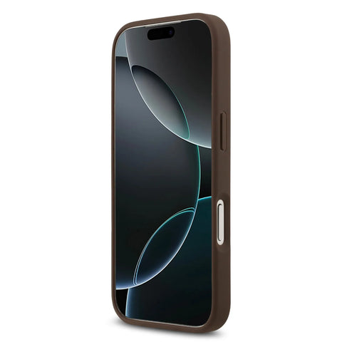 Guess, MagSafe PU Saffiano Leather Case with Classic Logo, iPhone 17 Pro