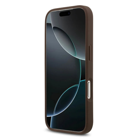 Guess, MagSafe PU Leather Case with Triangle Logo, iPhone 17 Pro