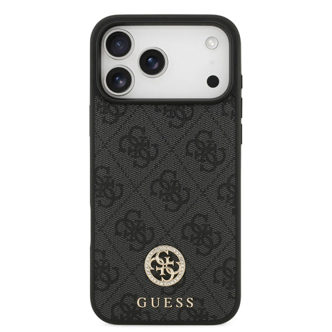 Guess, MagSafe 4G PU Leather Case with Classic & Strass Logo, iPhone 17 Pro Max