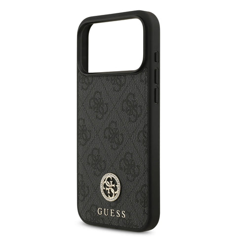 Guess, MagSafe 4G PU Leather Case with Classic & Strass Logo, iPhone 17 Pro Max