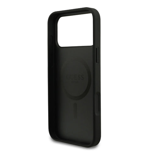 Guess, MagSafe PU Saffiano Leather Case with Classic Logo, iPhone 17 Pro Max
