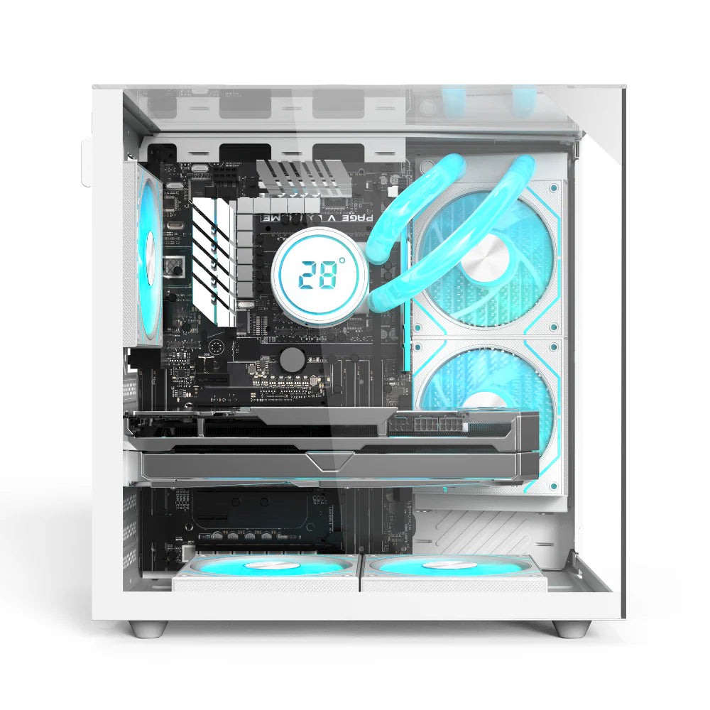 جهاز كومبيوتر معالج انتل كور i5-14400F, كرت شاشة RTX 5060, رام 16GB DDR5
