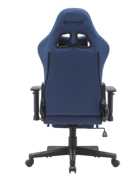Gamax Gaming Chair model BS-7970 with Foot Rest - Dark Blue ( Installation not included )