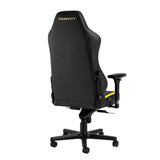 Gamvity Hero Series Gaming Chair with 4D Armrests, Built-In Lumbar Support & 155° Recline - Black/Yellow